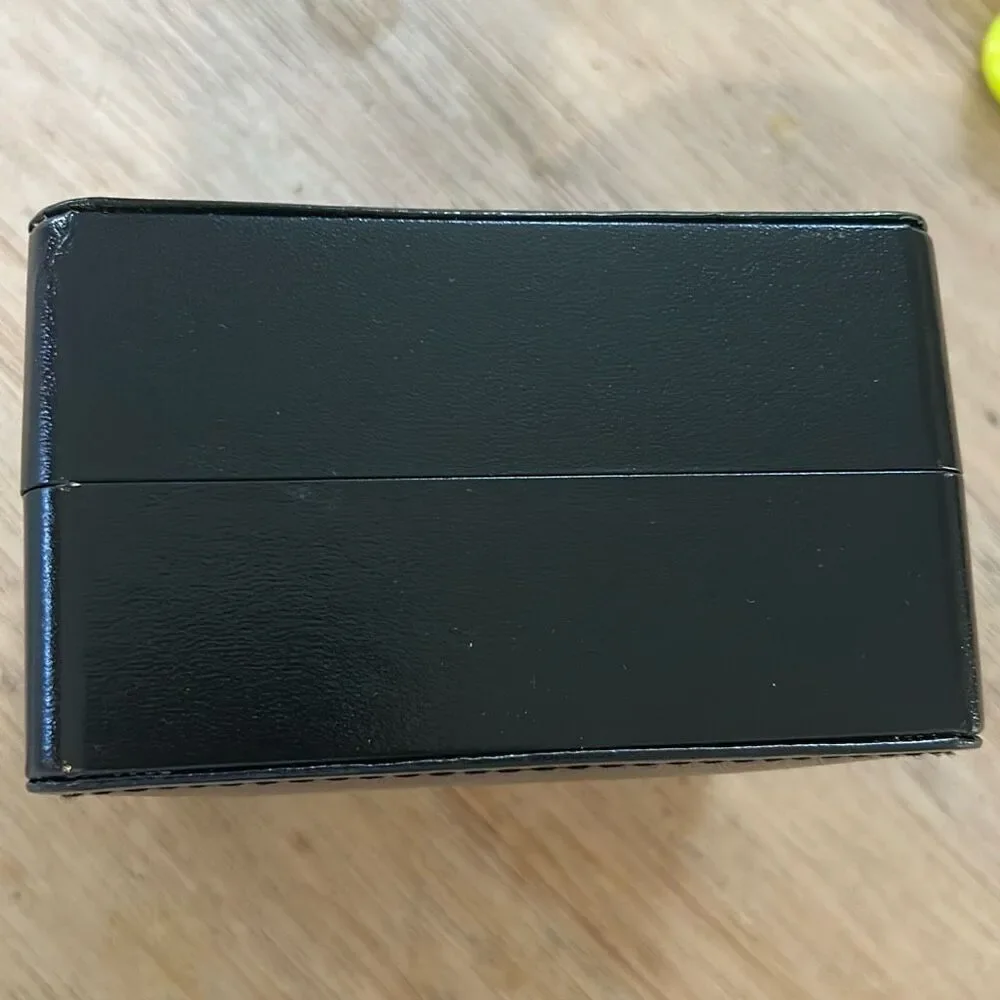 Magnus black empty watch box hard case